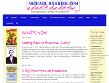 Tablet Screenshot of michaelbarrier.com